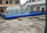 سباحة تجاريّ قابل للنفخ مع ماء بكرة وماء كرة 0.9mm pvc مشمّع وقاية