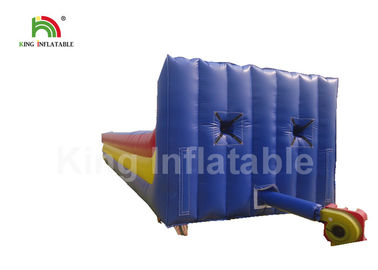 0.55mm PVC 2 الممرات نفخ بنجي تشغيل سباق لعبة رياضية مع الطباعة الرقمية
