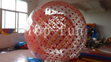 3m قطر شعبيّ شفّاف قابل للنفخ zorbing كرة مع 1.0mm pvc بلاستيك
