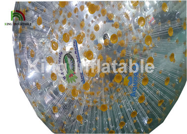 محكم للنفخ zorb الكرة ، 3 متر قطر 1.0 ملليمتر pvc الجسم الوفير كرات