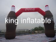 كوكاكولا زجاجة شكل قوس قابل للنفخ ل يعلن/قابل للنفخ مدخل قوس