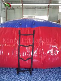 الحرارة الختم الملونة نسف وسادة المياه / برج Blob PVC لعبة المياه لحديقة مائية