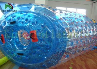 الأزرق أو الملونة 1.0MM PVC / TPU لعبة نفخ المياه / أكوا المتداول الكرة للأطفال