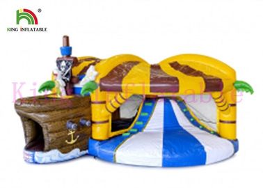 عرف 0.55mm PVC القراصنة نفخ القفز القلعة OEM اللون للبالغين والأطفال
