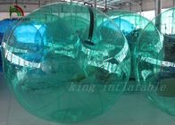 أخضر أو ​​أزرق شفاف كرة المشي المياه ، كرة الماء للنفخ بواسطة PVC / PTU