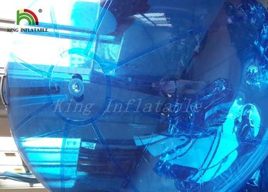 أزرق 1.0 مم PVC أو TPU كرة المشي / كرة الماء مع مضخة هواء معتمدة من CE