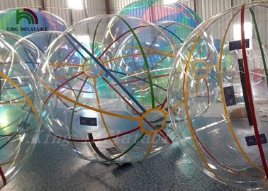 تخصيص التجزئة شريط ملون نفخ المشي على كرات الماء أفلاطون 1.0MM PVC