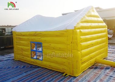 تخصيص حجم نفخ الإعلان عن المنتجات منزل عيد الميلاد خيمة Snowma