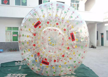متحمّل قابل للنفخ Zorb كرة / فقاعة عشب كرة مع D مدلّاة حلقة ل Grasslot
