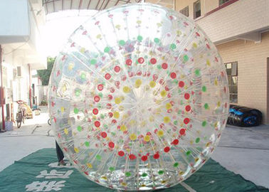 متحمّل قابل للنفخ Zorb كرة / فقاعة عشب كرة مع D مدلّاة حلقة ل Grasslot