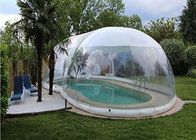 قابل للنفخ تجاريّ شفاف 8m بركة سباحة قبة غطاء خيمة