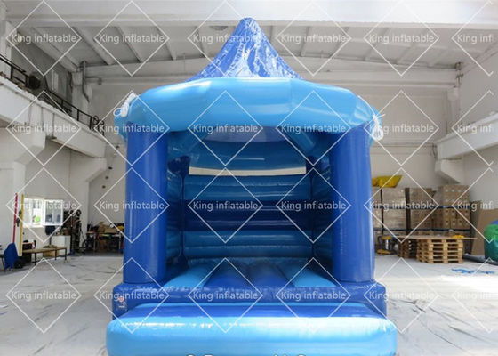 في الهواء الطلق الأبيض 4x3.5m كاروسيل نفخ نطاط القلعة للاستخدام الزفاف