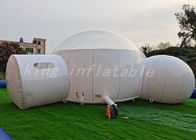 خيمة نفخ فقاعة شبه شفافة 6 أمتار مع حمام نفق