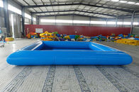 حوض سباحة قابل للنفخ على شكل مربع 0.65 متر لألعاب كرة الماء في الهواء الطلق