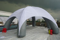 مخصص PVC العنكبوت نفخ الحدث خيمة مع سقف أبيض مطبوع للإعلان