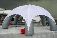مخصص PVC العنكبوت نفخ الحدث خيمة مع سقف أبيض مطبوع للإعلان