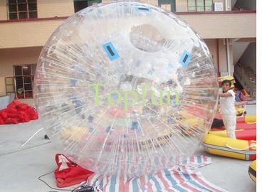 واضح pvc قابل للنفخ Zorb كرة high-frequency بكرة Zorbing كرة على أرض