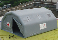 خيمة الطوارئ البلاستيكية القابلة للنفخ الرمادية المأوى المؤقت في الهواء الطلق
