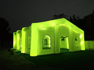 خيمة كبيرة قابلة للنفخ LED لحفل الزفاف خيام التخييم المخصصة