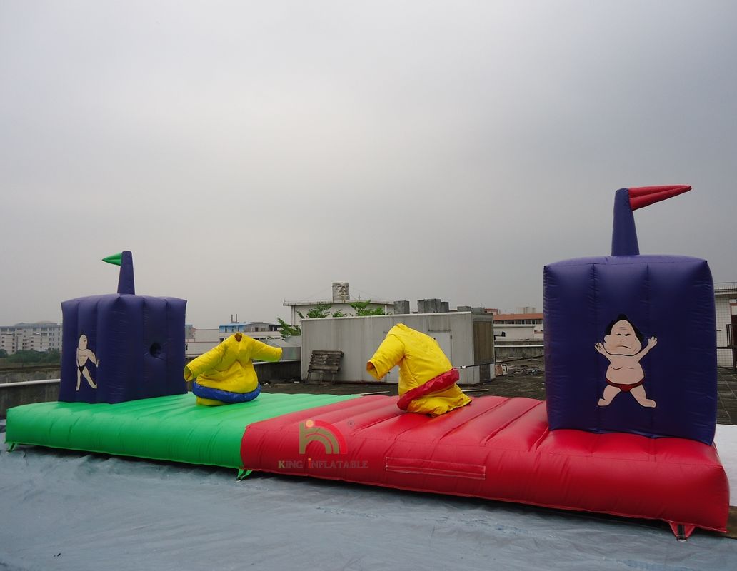 لعبة قابلة للنفخ عالية الجودة كرنفال منزل نطاط بدلات سومو لعبة الجري بالحبل المرن للكبار والأطفال ﻿