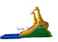 Safety Handles Carambole Inflatable Water Slide With Inground Pool For Kids